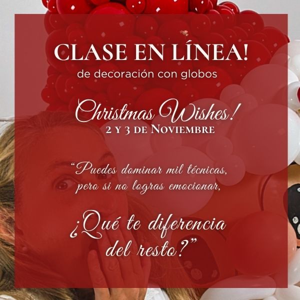Clase en Línea Christmas Wishes 2 y 3 noviembre 2025