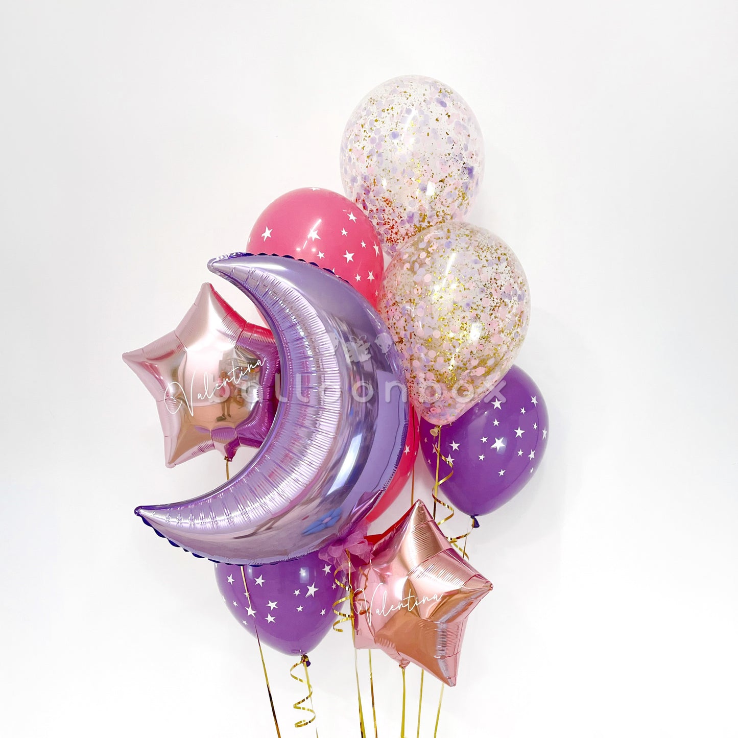 Moon balloon bouquet