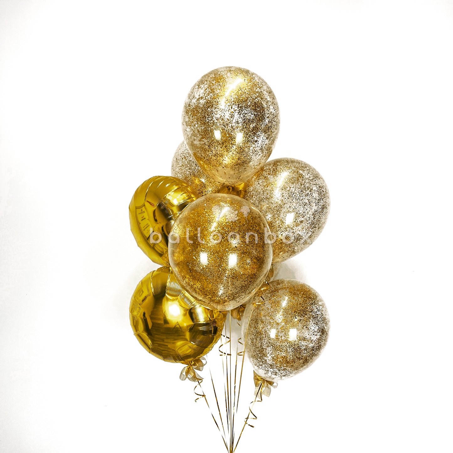 Luxury Gold balloon bouquet