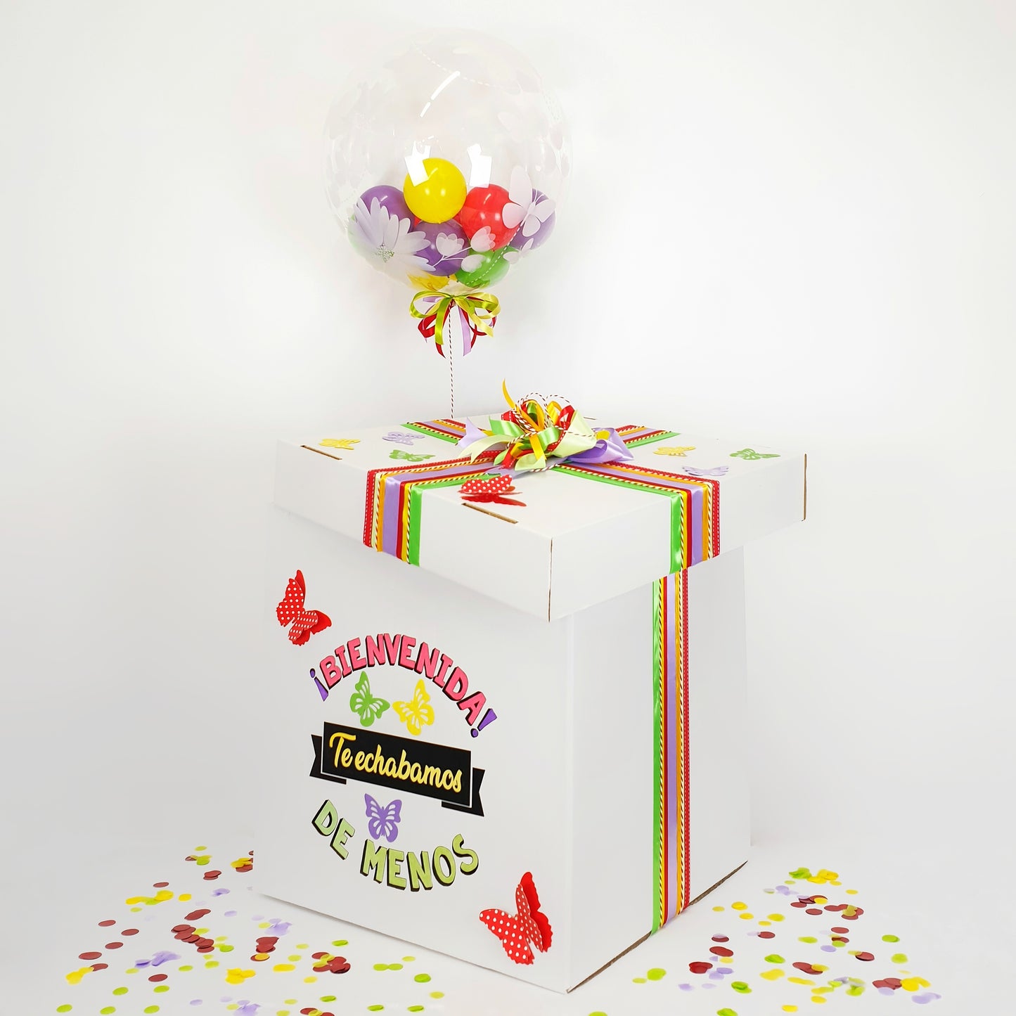 Balloon Box "We missed you"