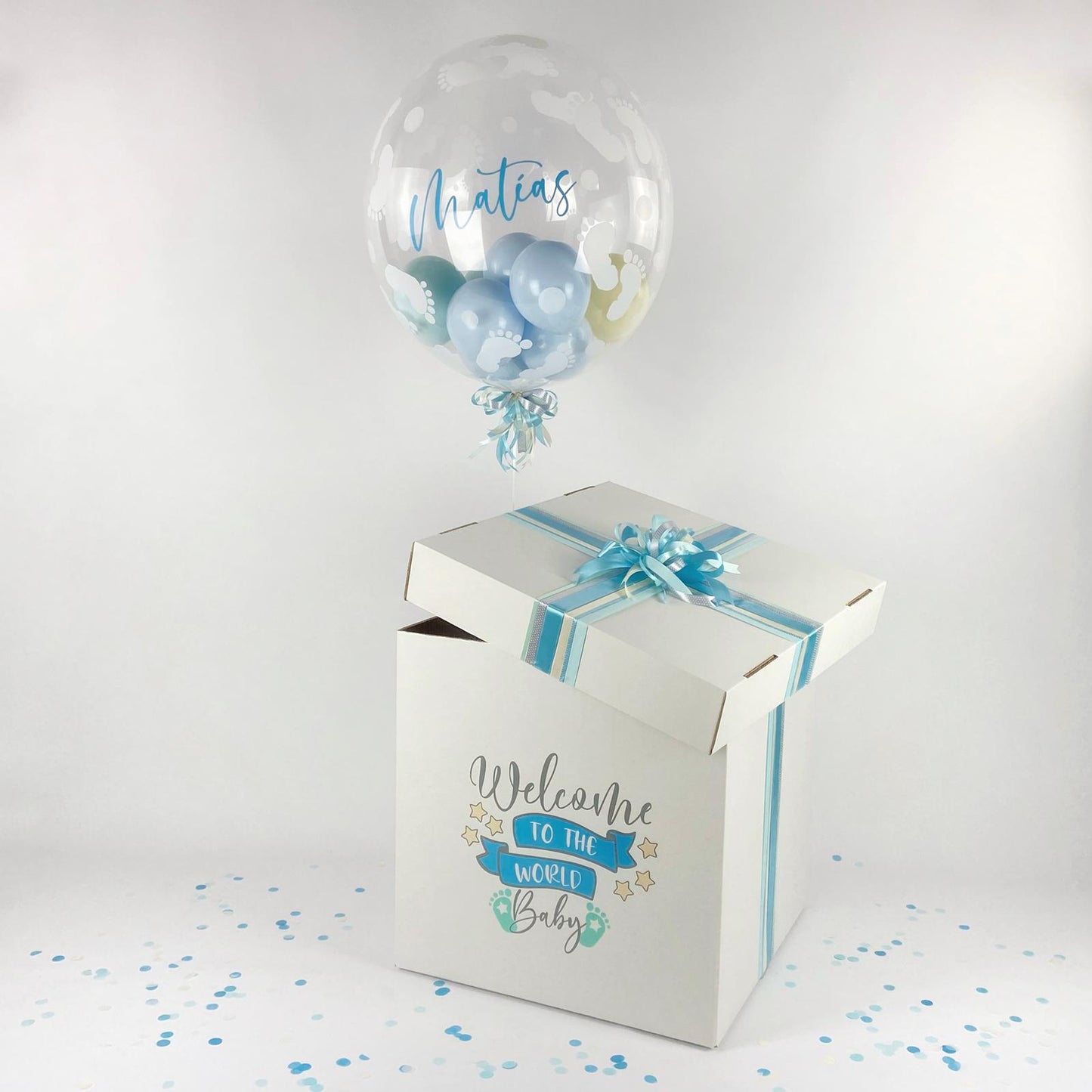 Balloon Box Bubble Gum "Baby Boy"