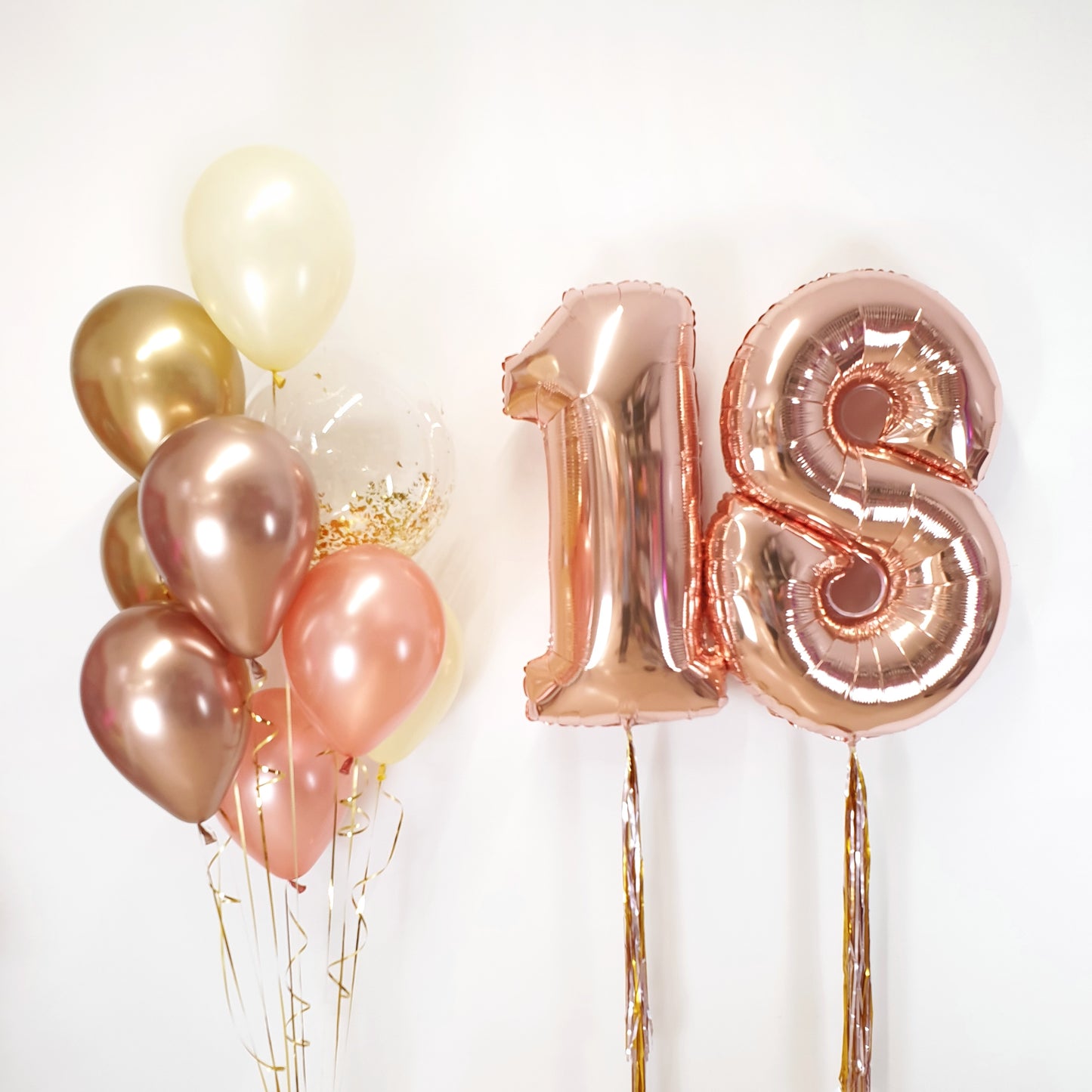 Balloon kit "Rose gold"