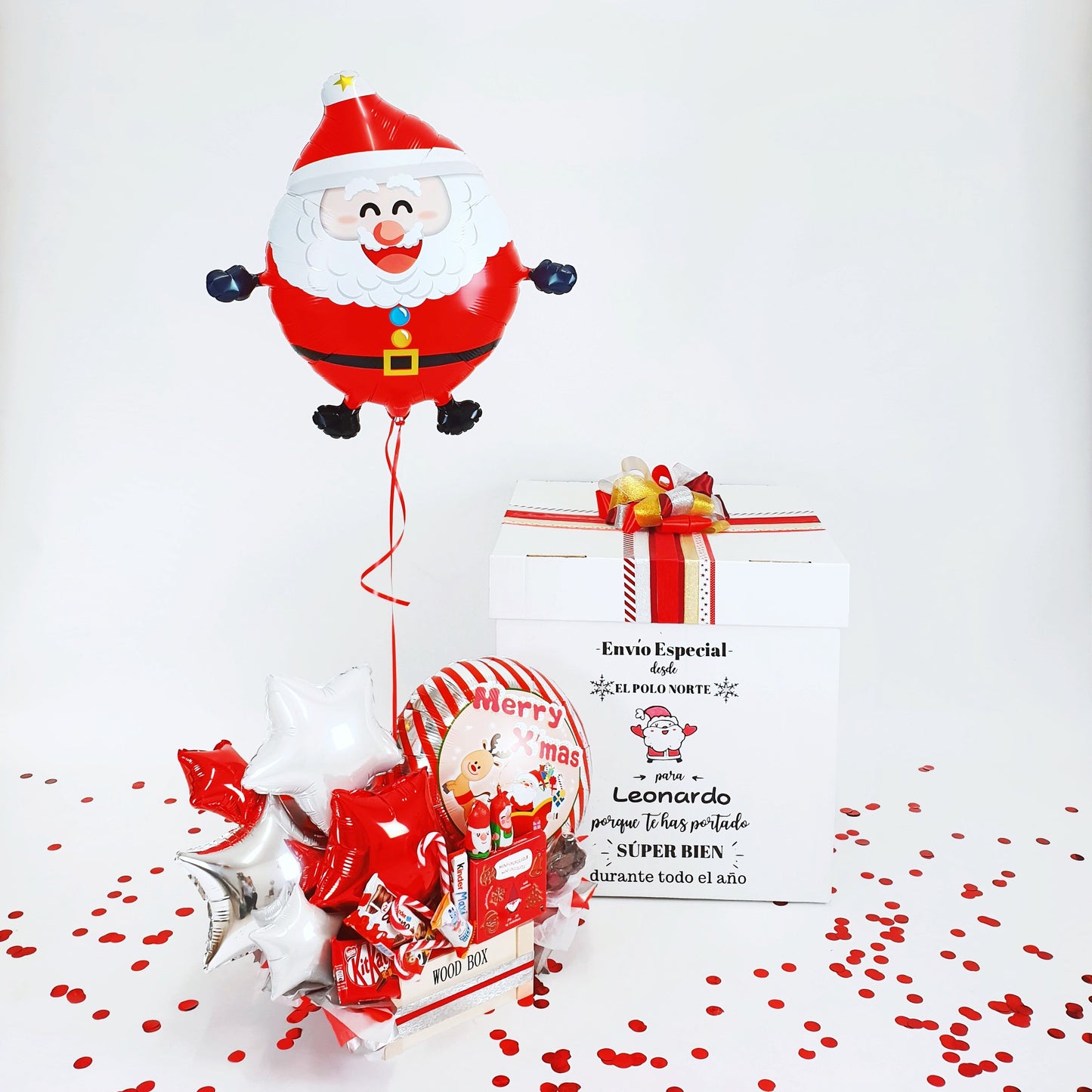 Sweet Balloon Box "Santa Claus"