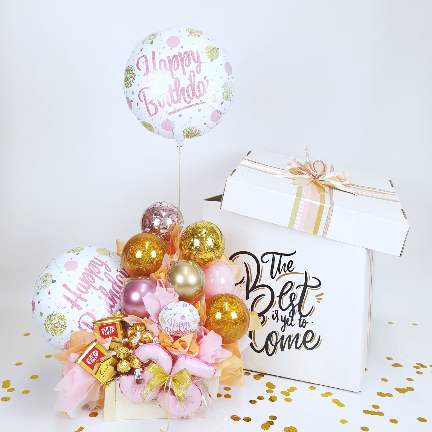Sweet Balloon Box "The best..."