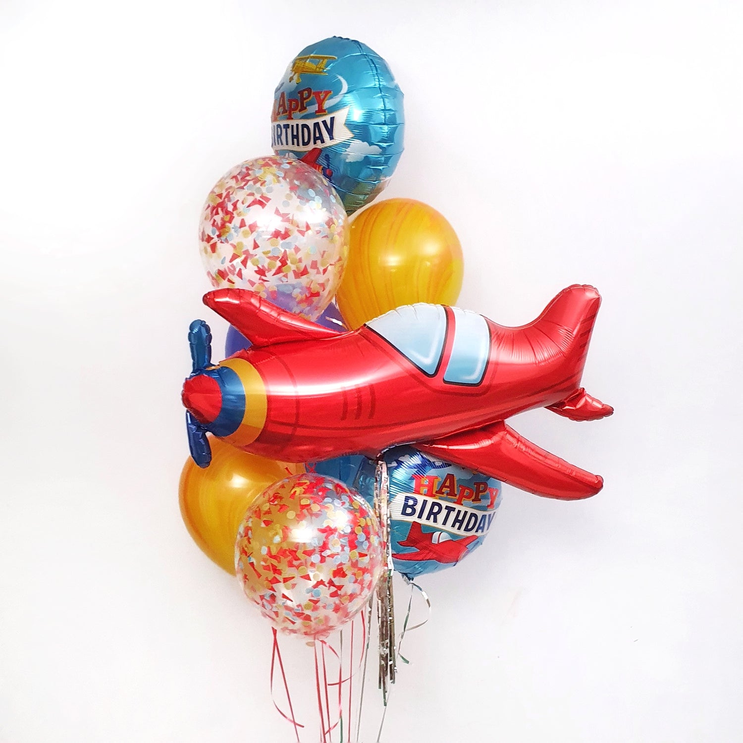 Bouquet y arreglo de globos infantiles