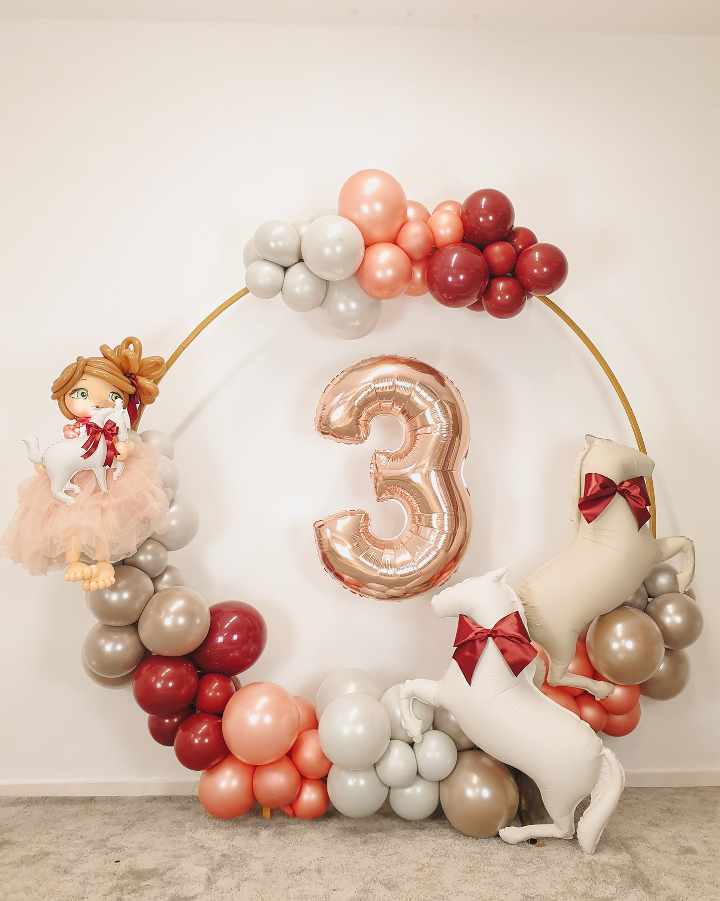 Arco de globos para cumpleaños infantiles