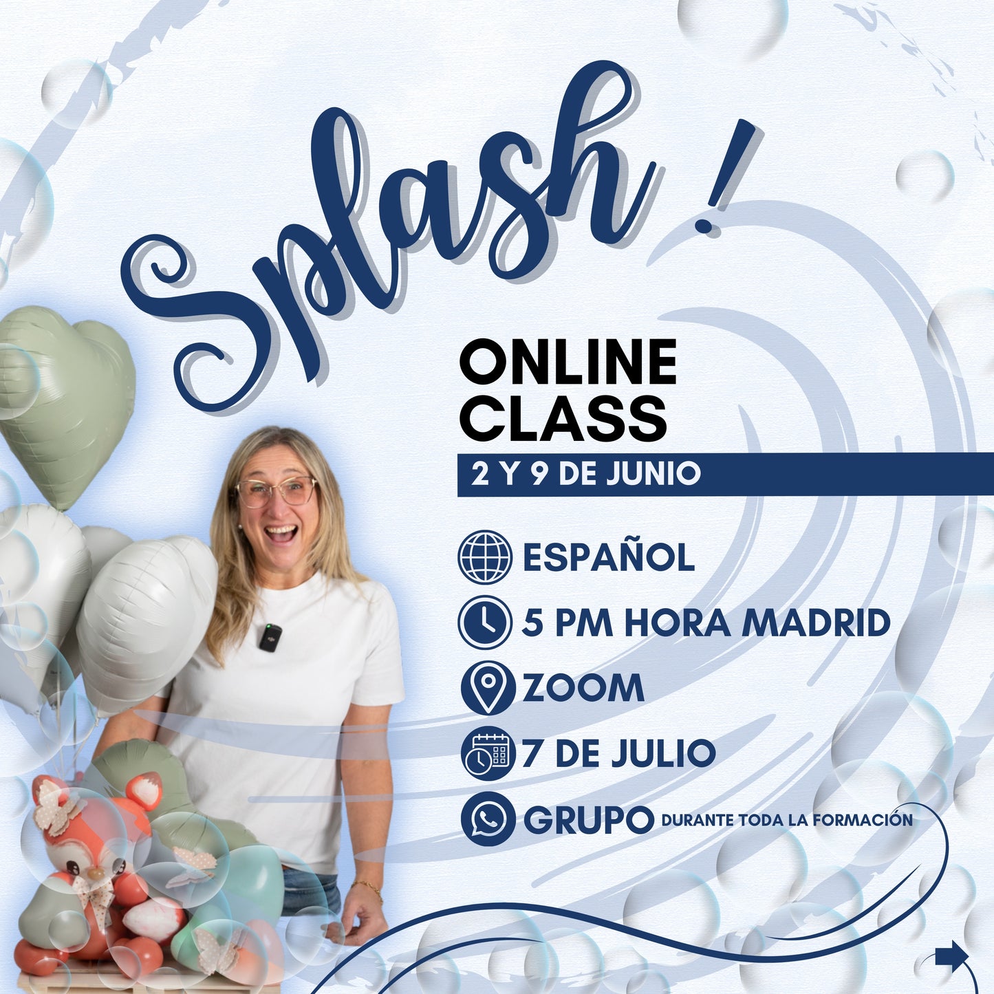 Curso online "Splash"  2 y 9 de Junio 2024