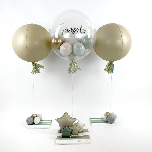 Centros de mesa Olive Green ( 3 unidades)