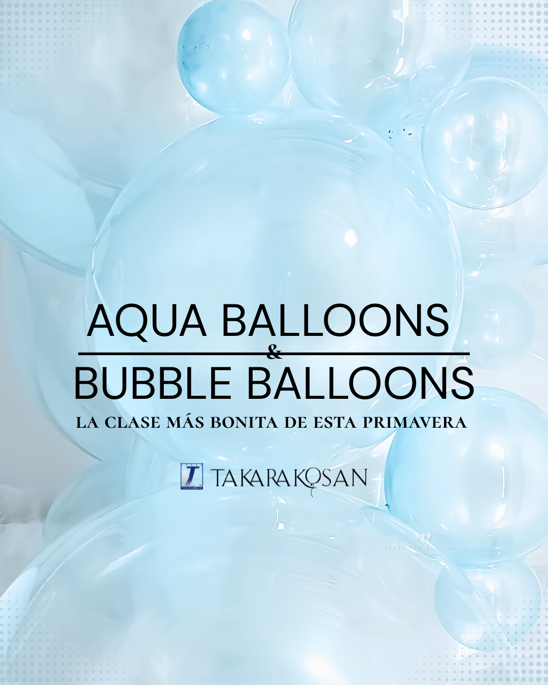 Masterclass Aqua & Bubbles Balloons 22-23-24  Marzo 2026 posibilidad de pagar en 2 veces