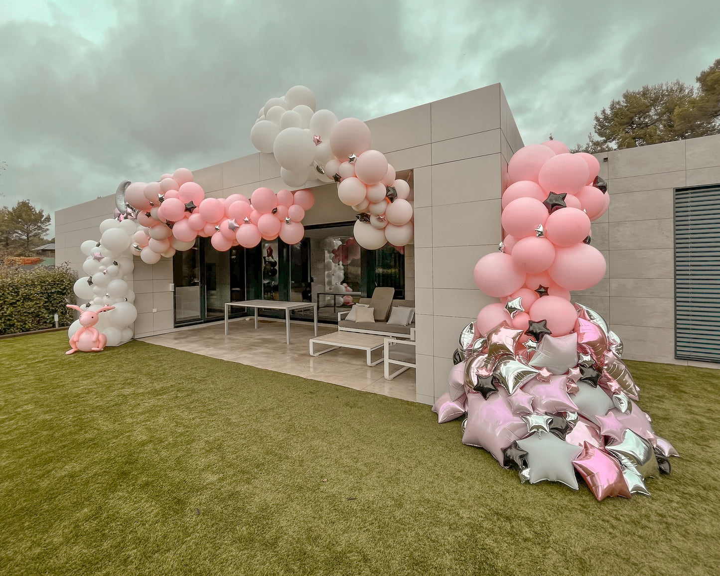Arco de globos para cumpleaños infantiles