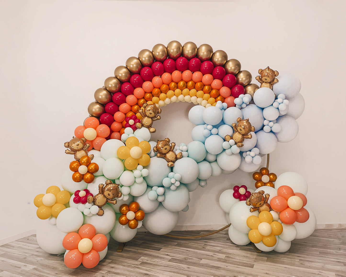Arco de globos para cumpleaños infantiles
