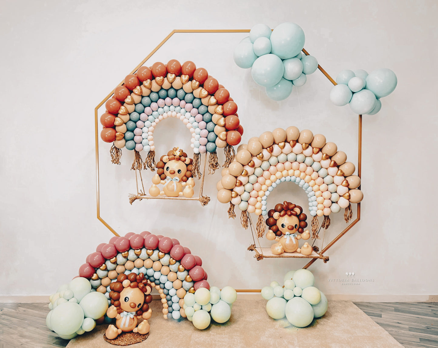Arco de globos para cumpleaños infantiles