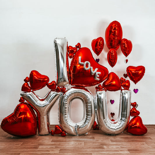 Kit Balloon Premium “I LOVE YOU” – 200 cm x 180 cm