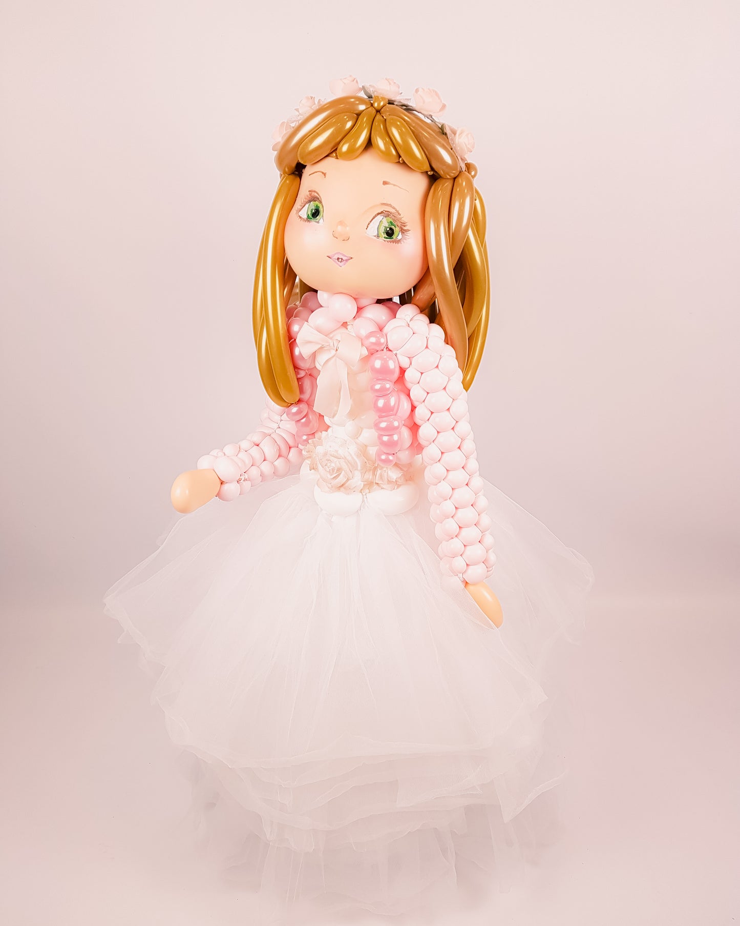 Muñeca de Comunión premium de globos personalizada: