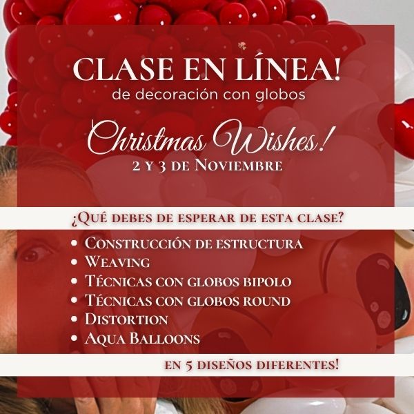 Clase en Línea Christmas Wishes 2 y 3 noviembre 2025