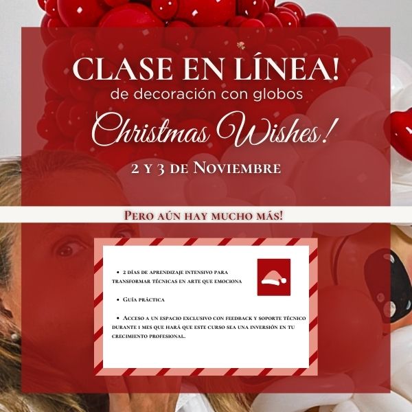 Clase en Línea Christmas Wishes 2 y 3 noviembre 2025