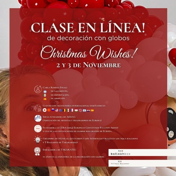 Clase en Línea Christmas Wishes 2 y 3 noviembre 2025