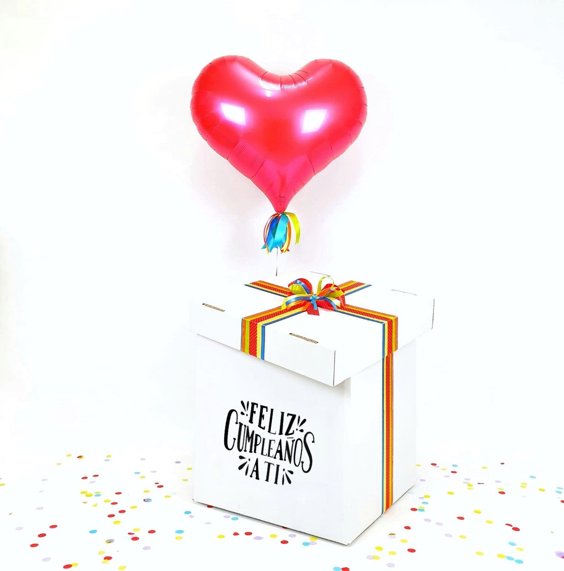 Balloon Box Happy Birthday "Heart"