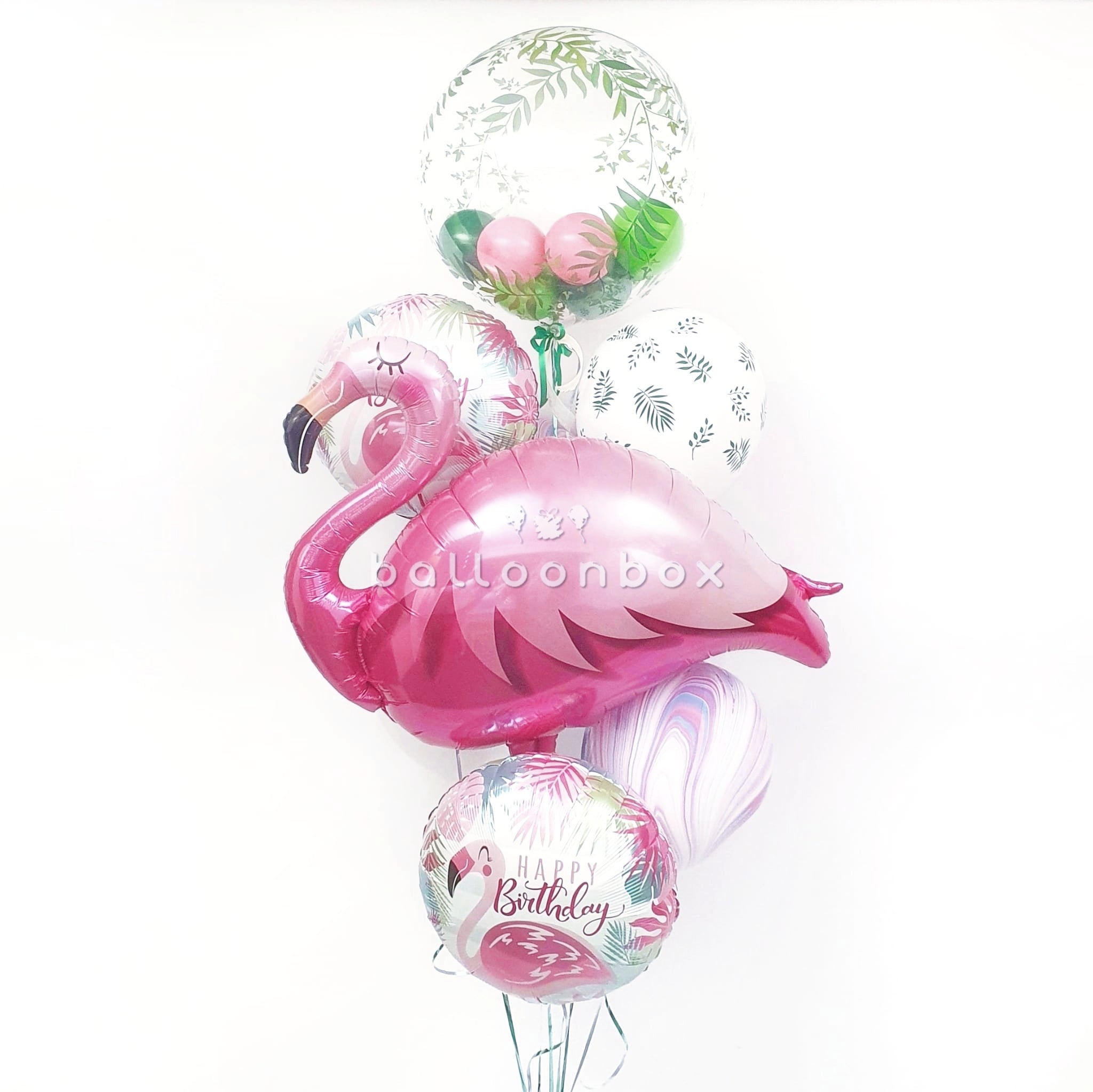 "Flamingo" balloon bouquet
