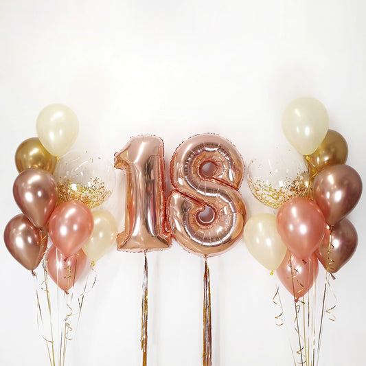Balloon Kit "Rose Gold" Maxi