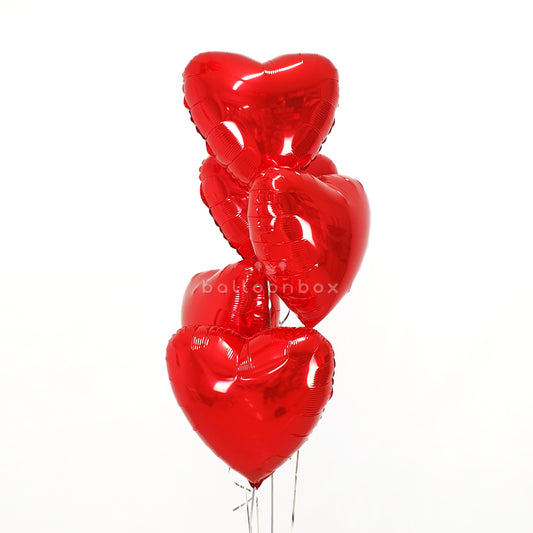 "Cuore" balloon bouquet