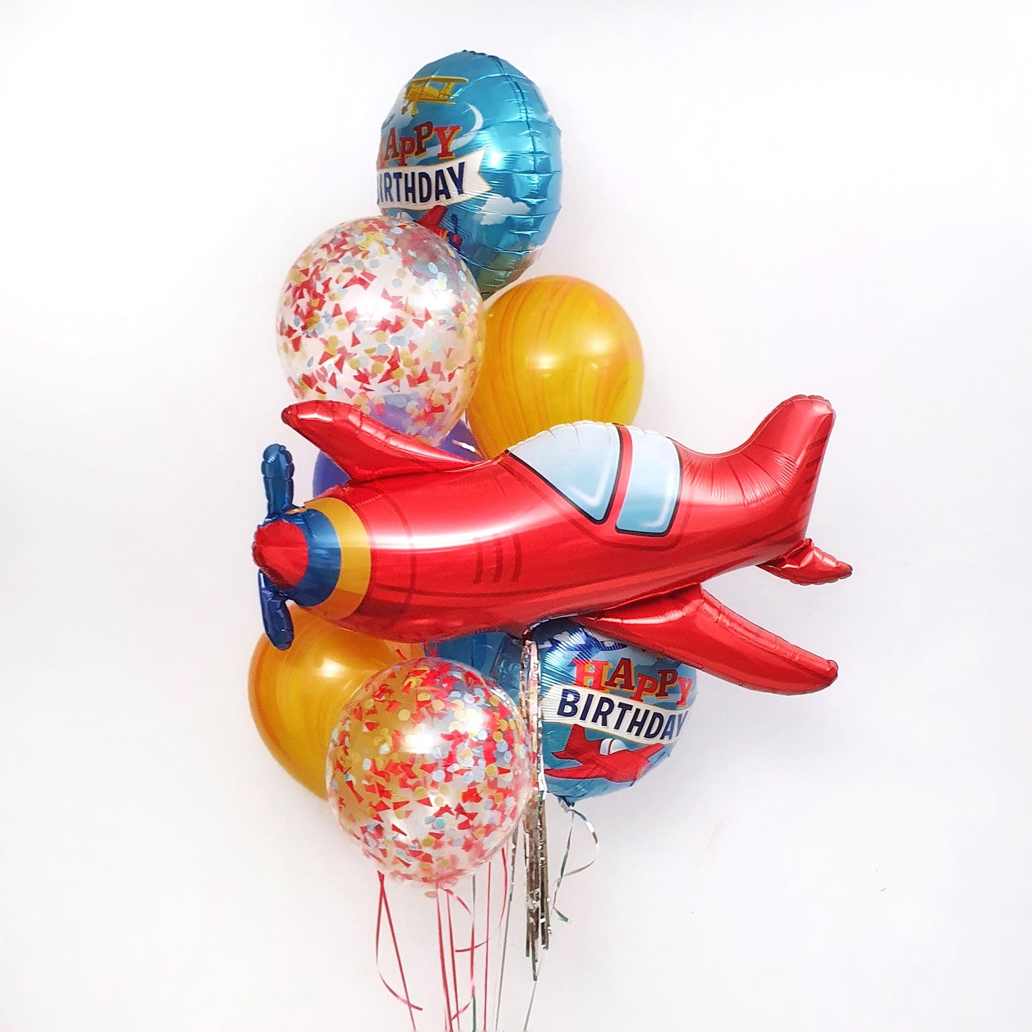 "Airplane" balloon bouquet