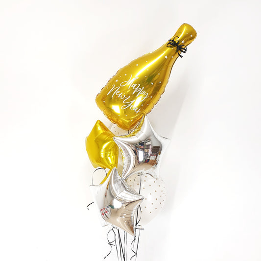Happy New Year balloon bouquet