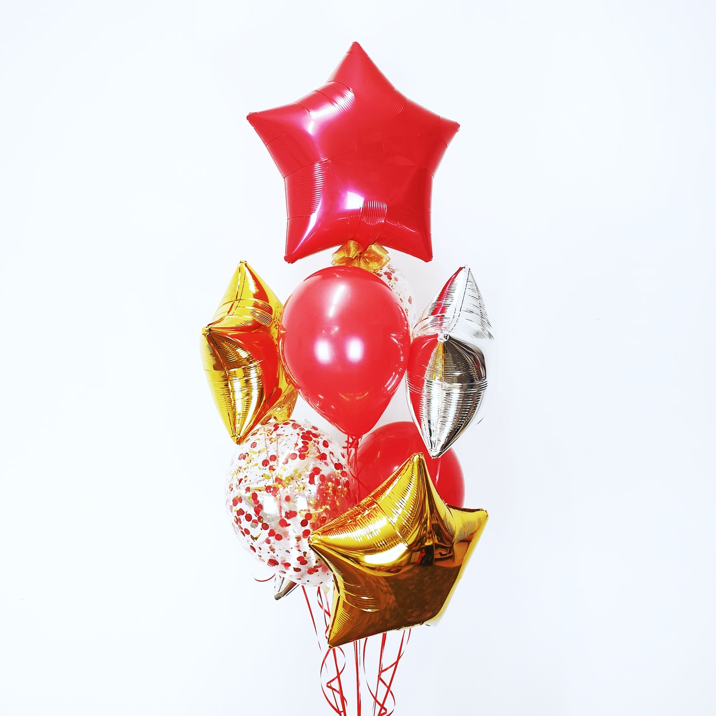 Bouquet de globos Christmas Red Star