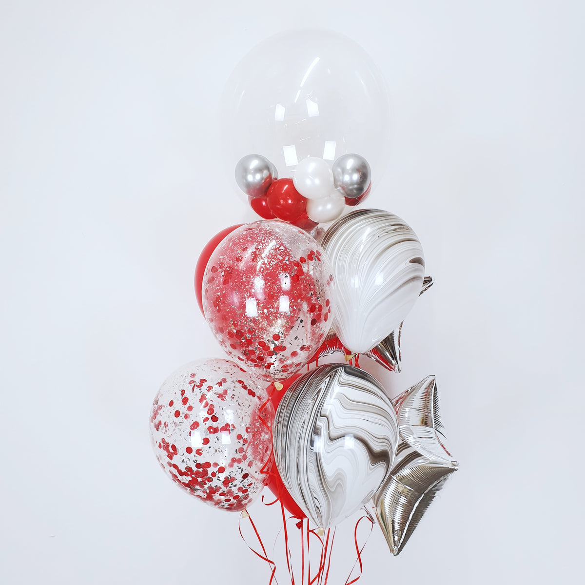 Bouquet de globos White Christmas
