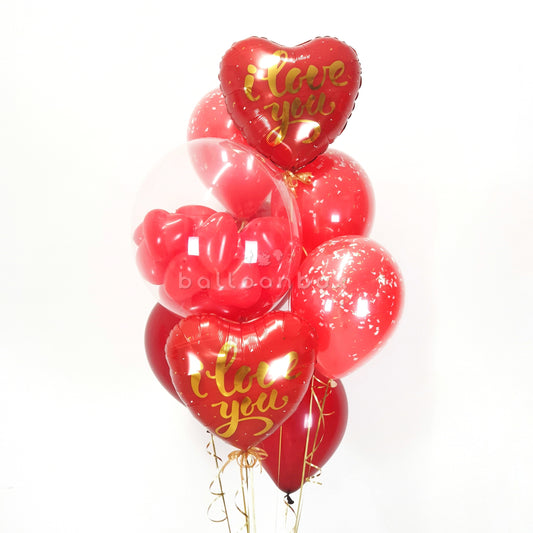 Balloon bouquet "Love is in the air"