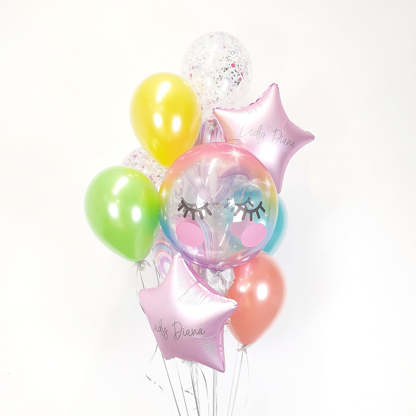 "Eyelashes" balloon bouquet
