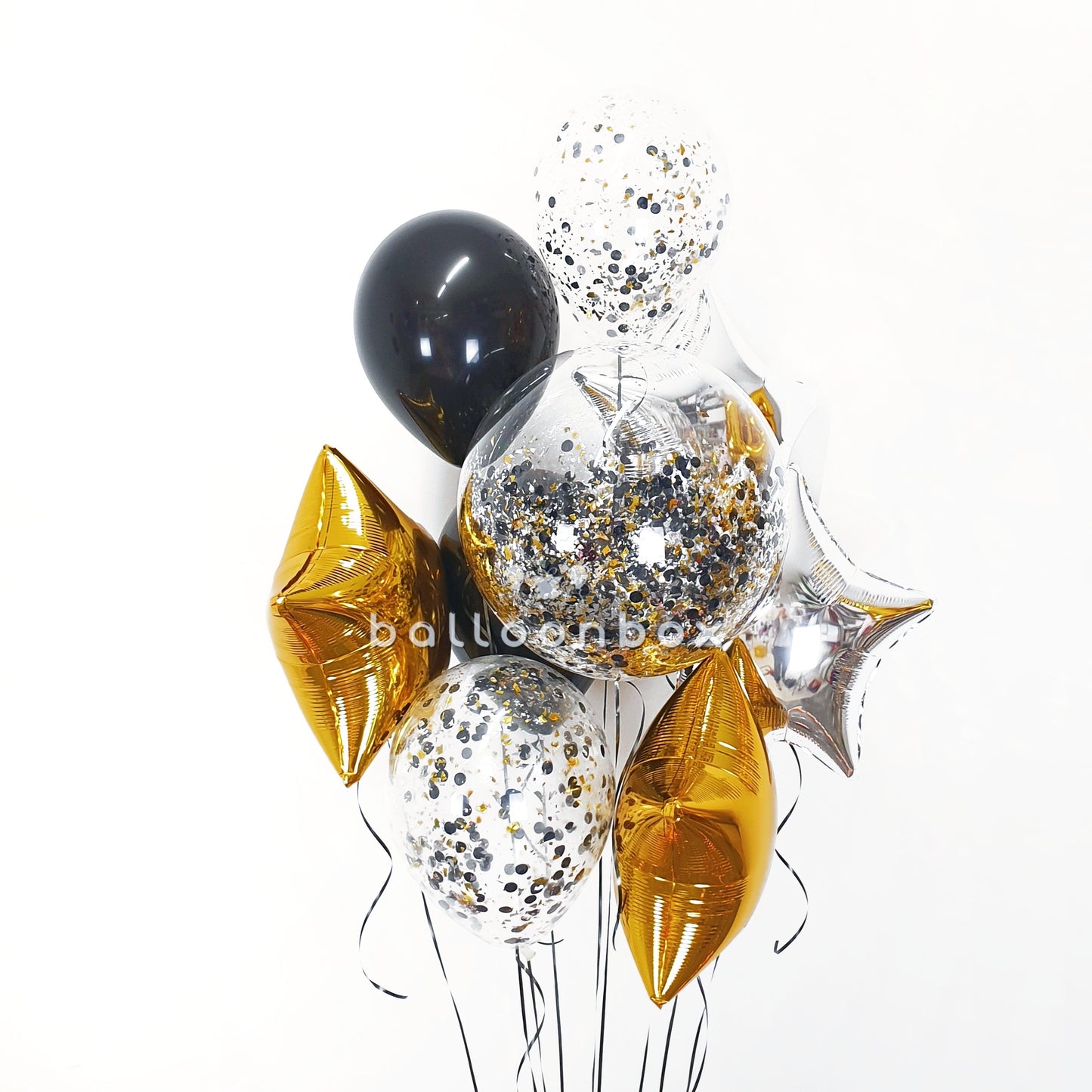 "Great Gatsby" balloon bouquet