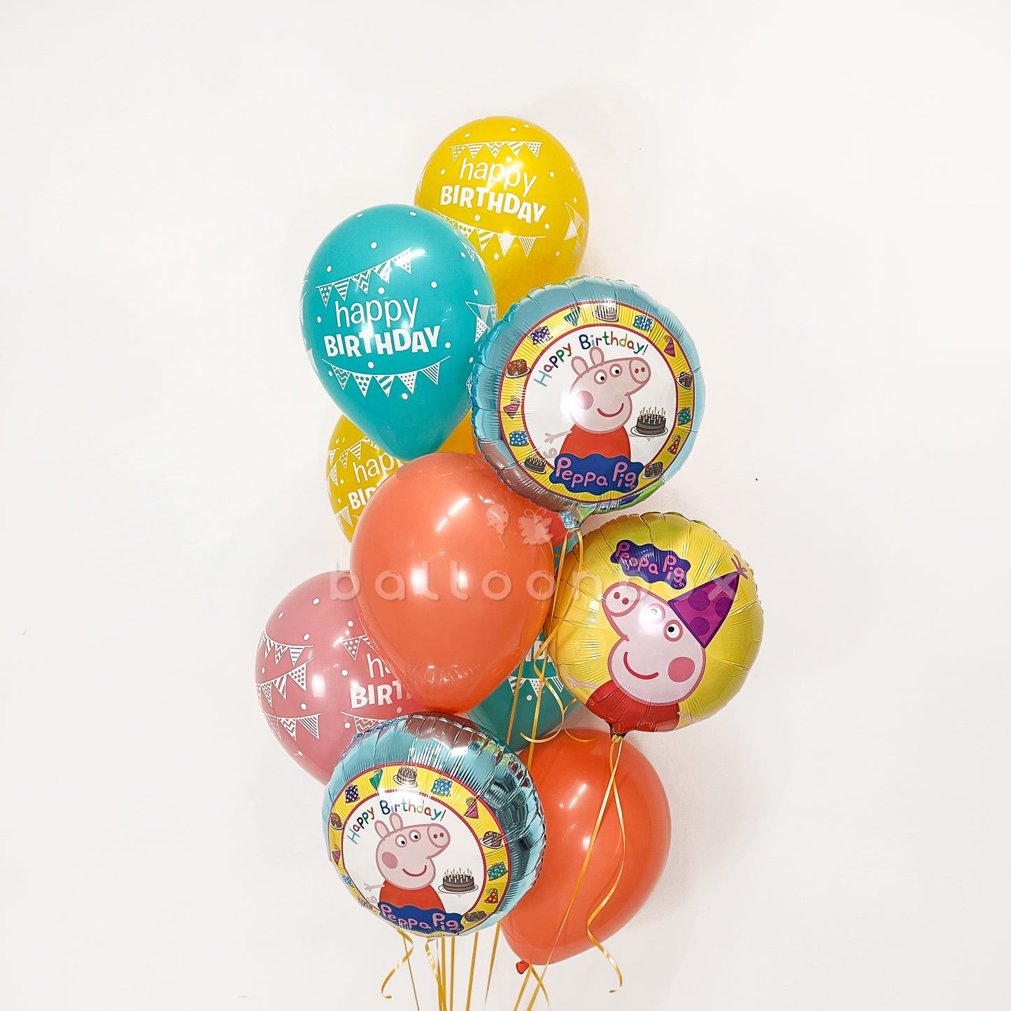 "Peppa Pig" balloon bouquet