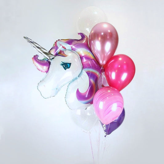 "Unicorn" balloon bouquet