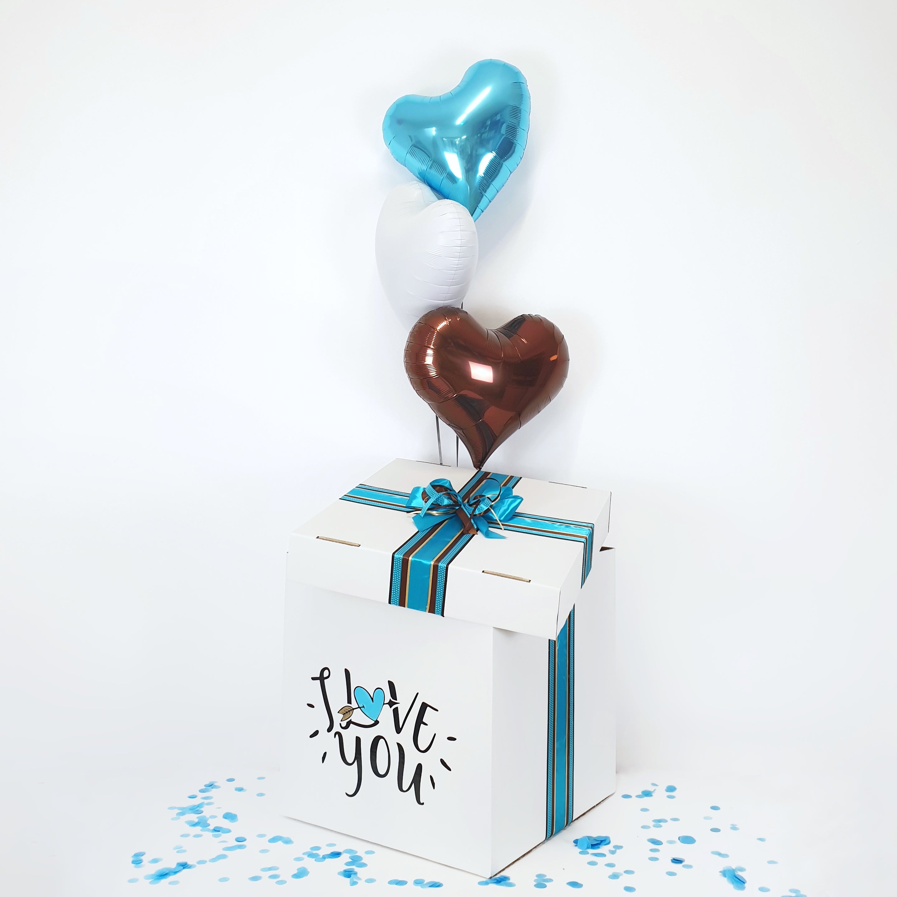 Balloon Love Box 3 hearts