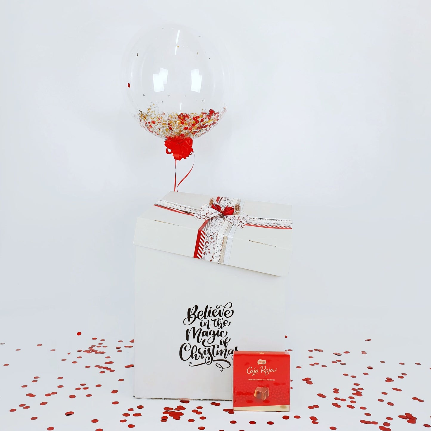 Big Balloon Box "Believe in the magic Christmas"