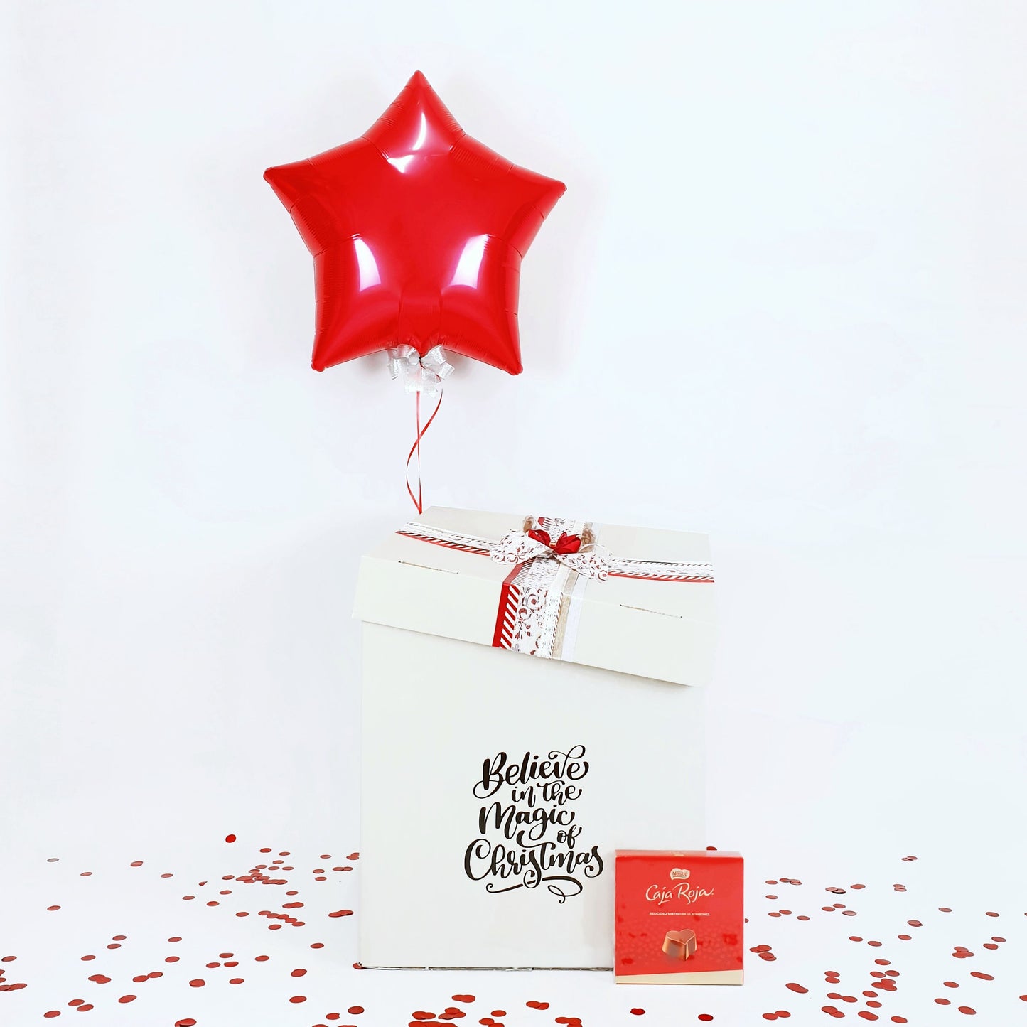Big Balloon Box "Believe in the magic Christmas"