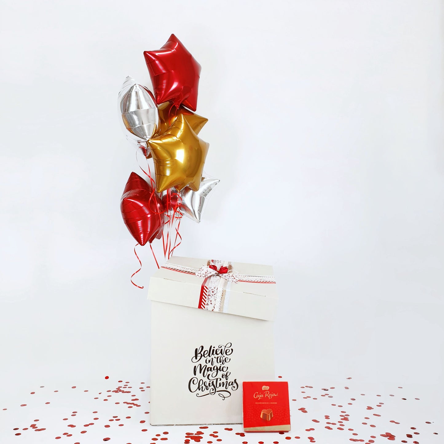 Big Balloon Box "Believe in the magic Christmas"