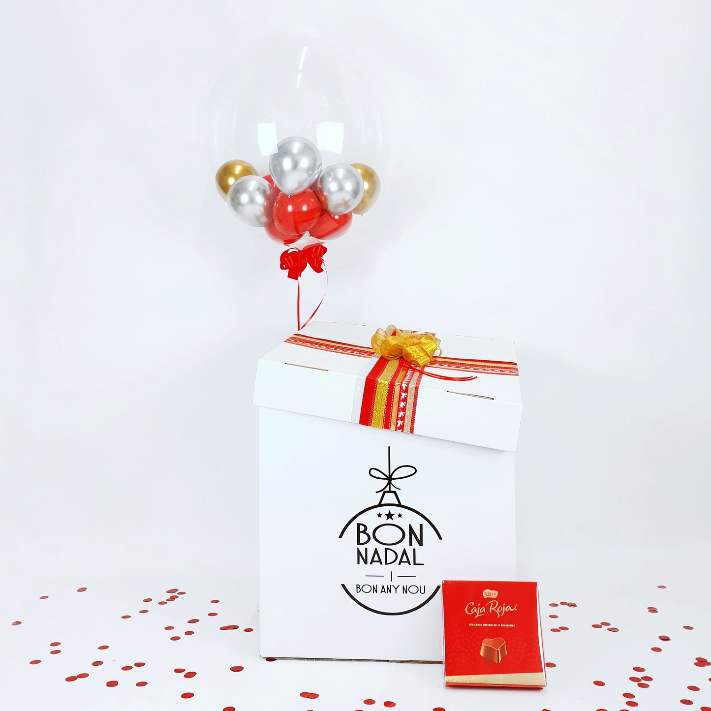 Big Balloon Box "Bon Nadal"