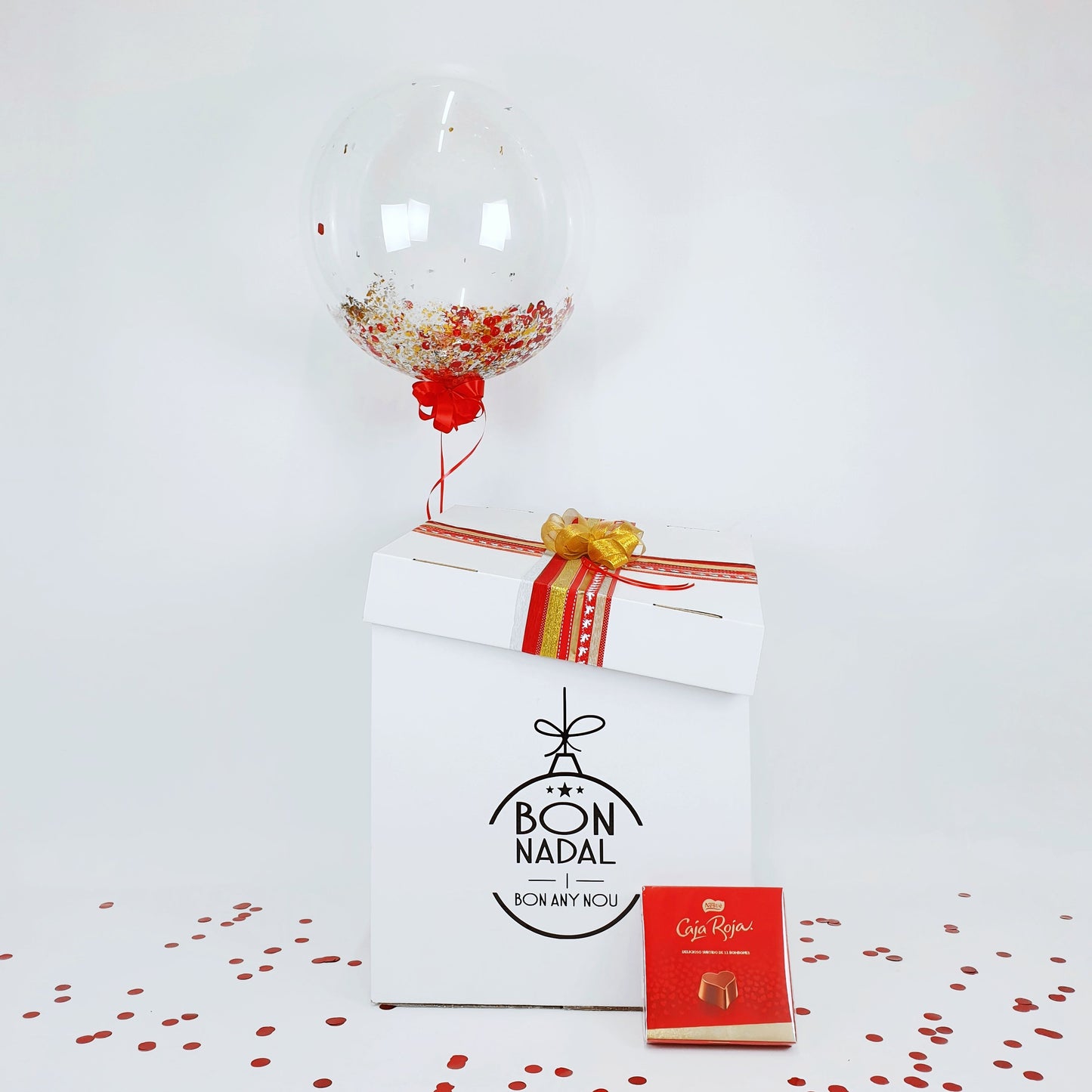 Big Balloon Box "Bon Nadal"