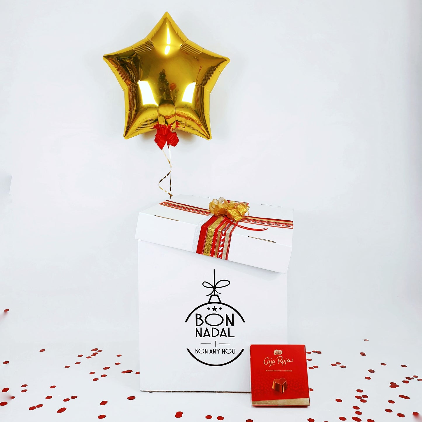 Big Balloon Box "Bon Nadal"