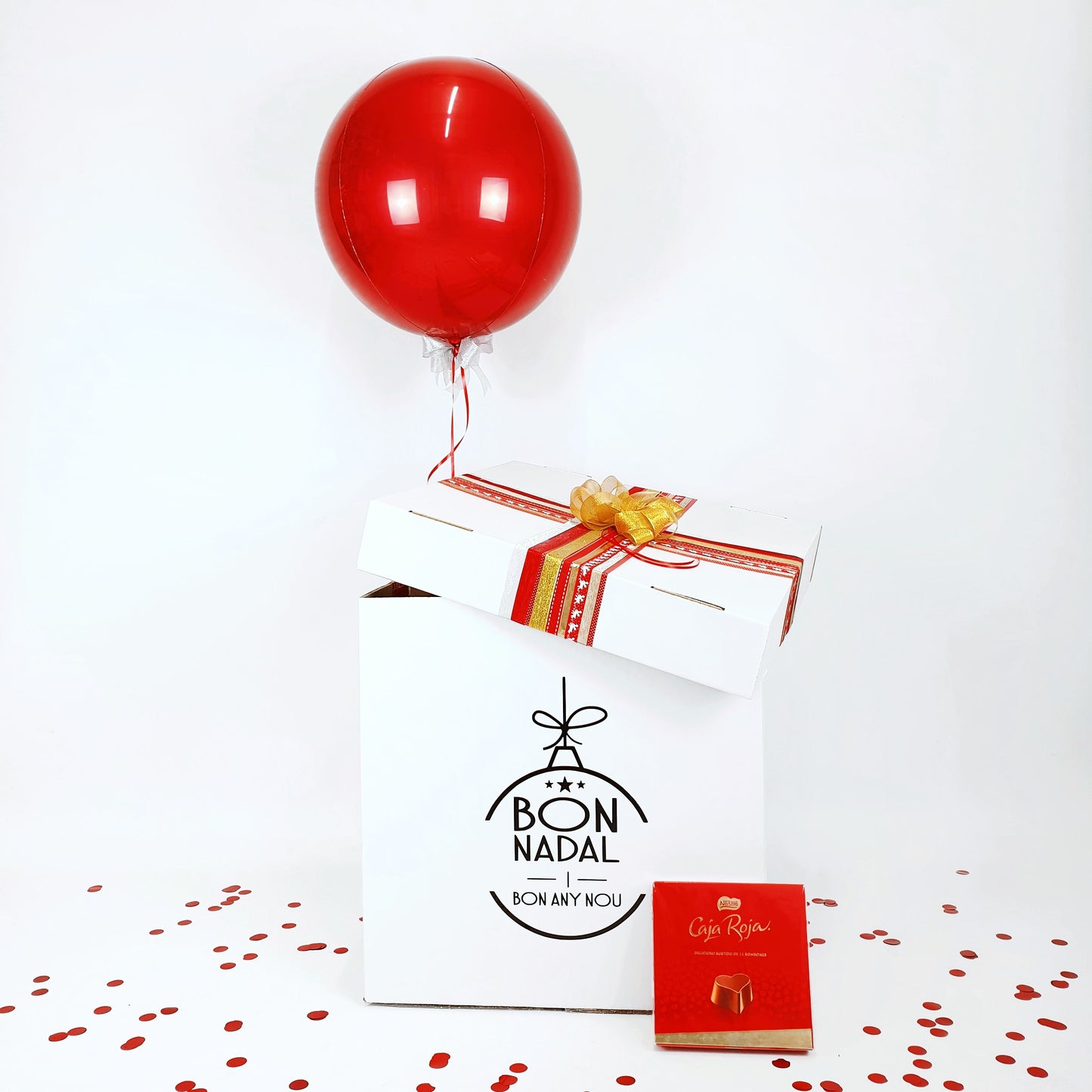 Big Balloon Box "Bon Nadal"