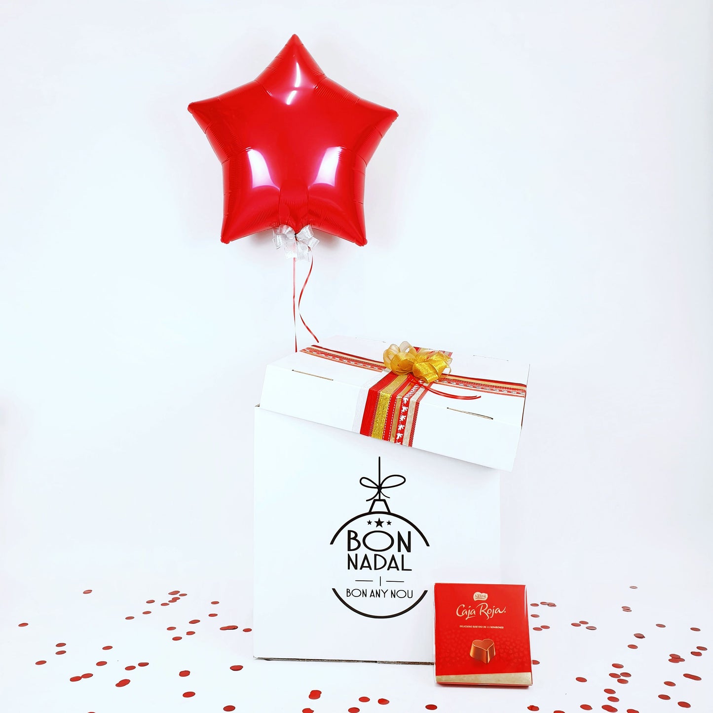 Big Balloon Box "Bon Nadal"
