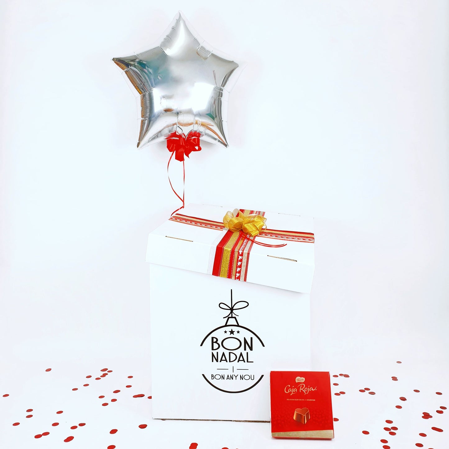 Big Balloon Box "Bon Nadal"