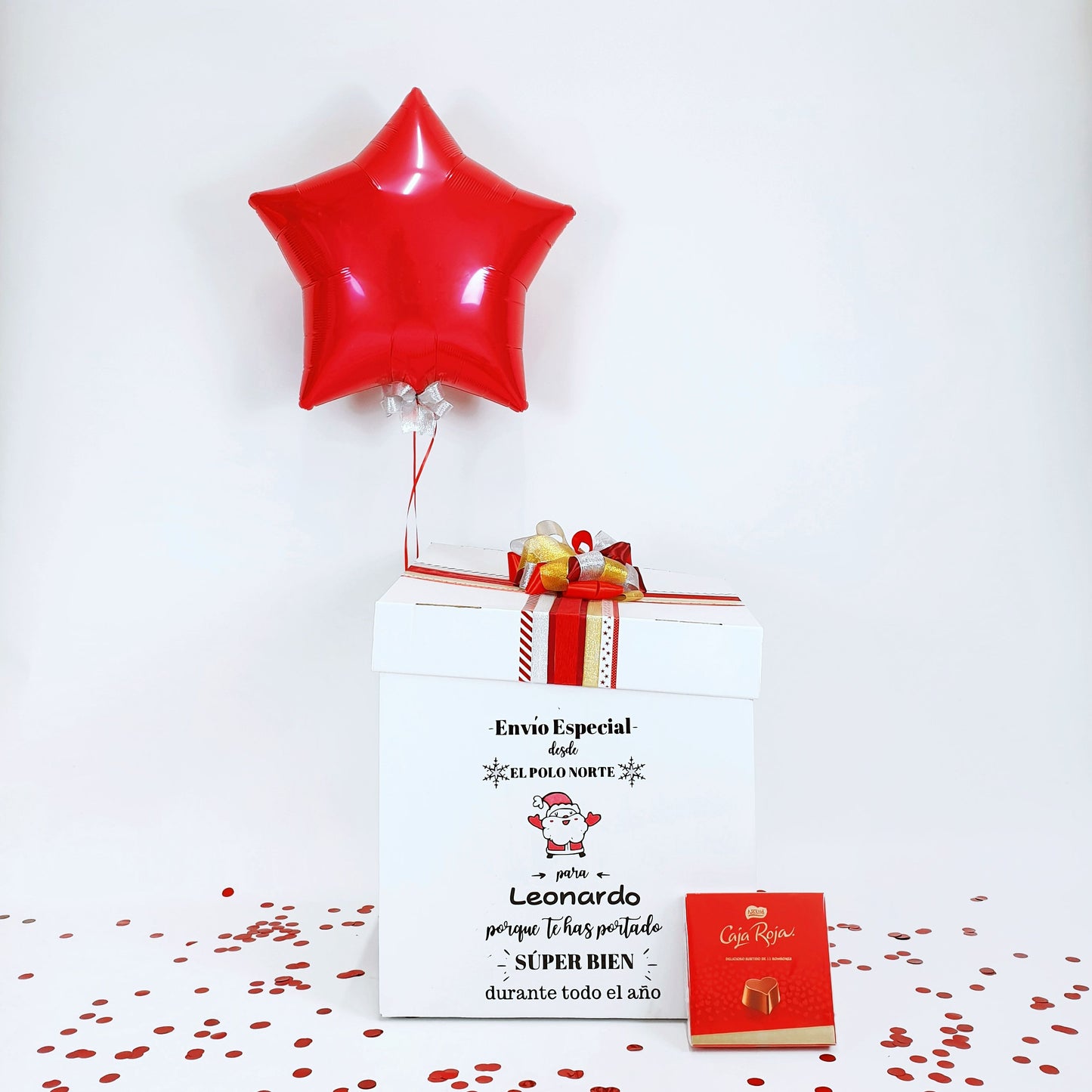 Big Balloon Box "Special delivery from the North Pole"