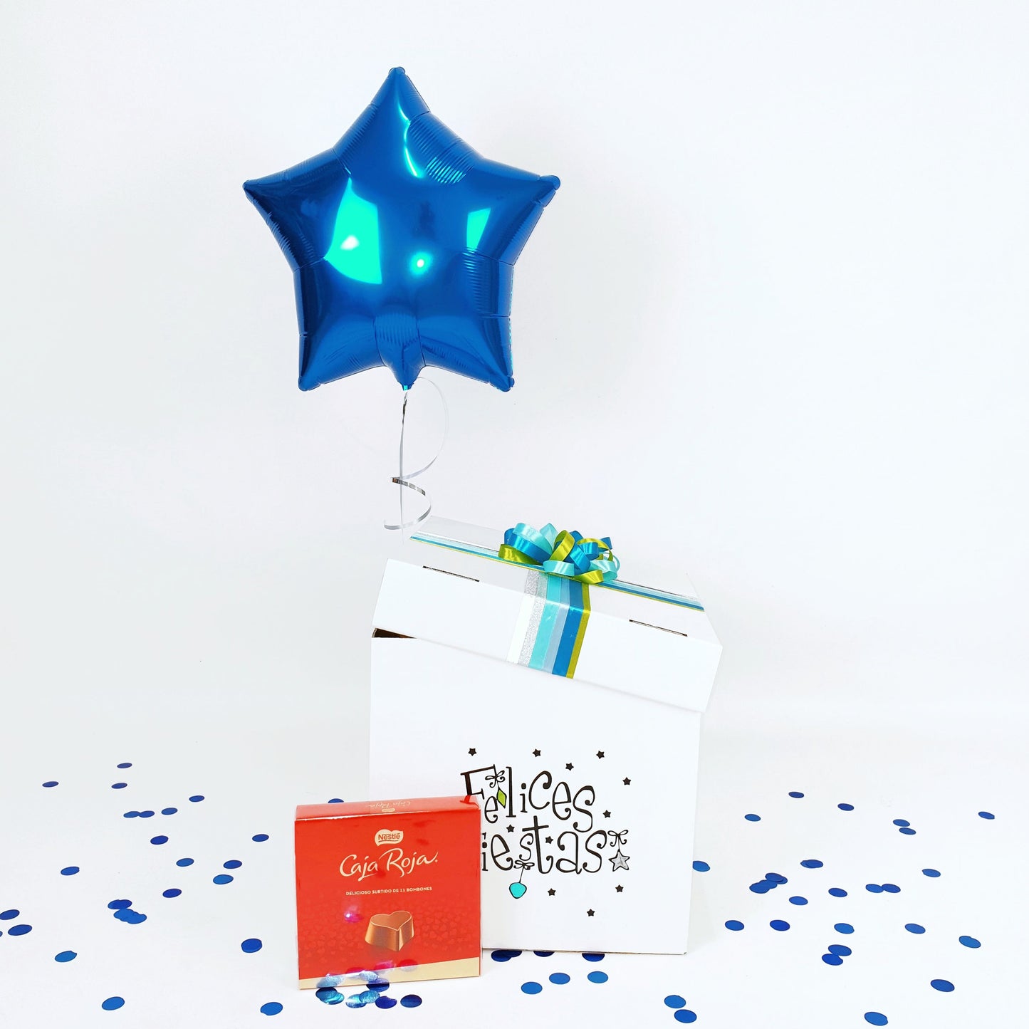 Balloon Box Felices Fiestas