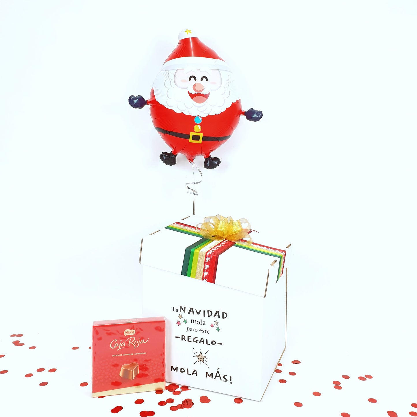 Balloon Box "Christmas is cool but this gift is cooler"