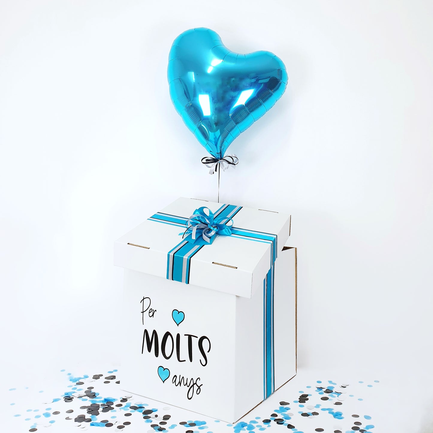 Balloon Box" Per molts anys Corazón"