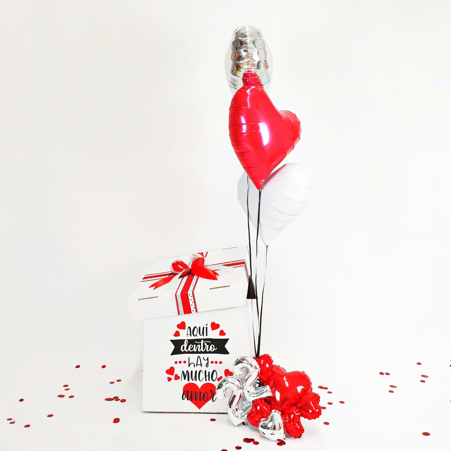Balloon Box " Aquí dentro hay mucho amor"