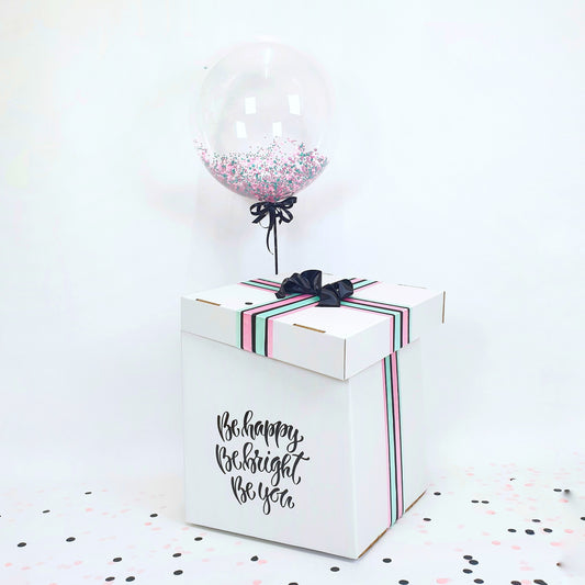 Balloon Box "Be happy be.."
